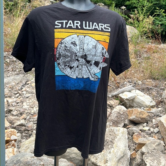 Star Wars graphic t-shirt retro 80’s vibe 100% Cotton unisex men’s size large - Picture 3 of 6